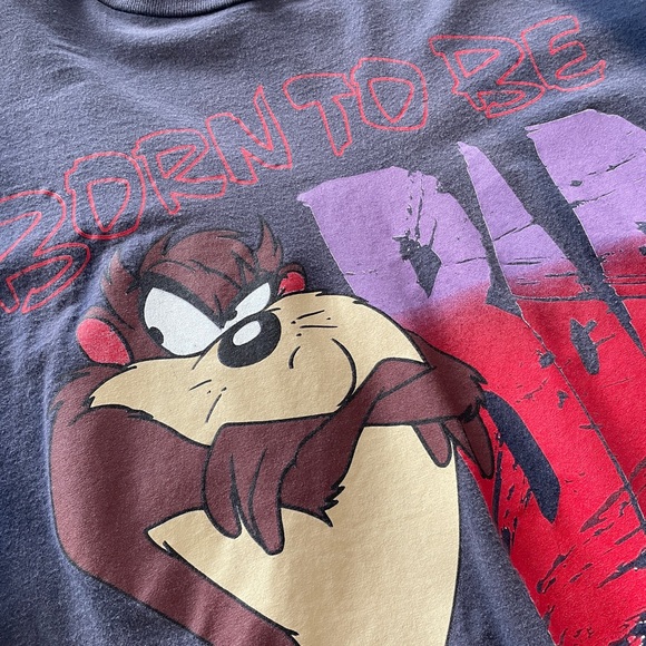 Vintage Looney Tunes Taz 'Born to Be Bad' Tee - Picture 2 of 5